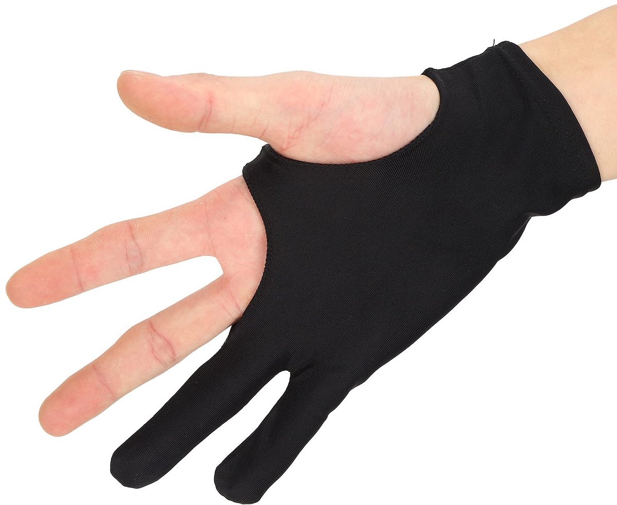 Dailygoods - Dailygoody - Vingerverven Handschoenen - Vlekbestendig - Comfortabel - Maat S - Anti Mistouch - Geschikt voor grafisch tablet
