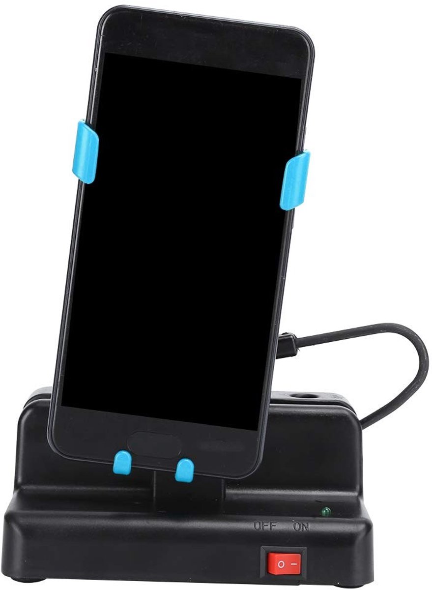 Dailygoods - Dailygoody - Automatisch schudden - Mobiele telefoon schudapparaat - Eenvoudig in gebruik - Hemelsblauw - Stappenteller - Geschikt voor smartphon