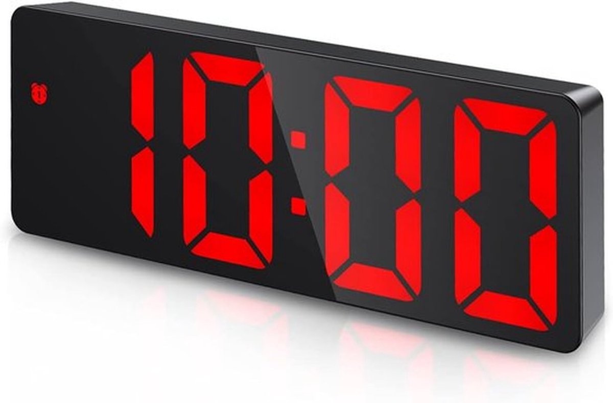 Digitale wekker met groot LED-scherm - Snooze-functie en energiebesparende modus