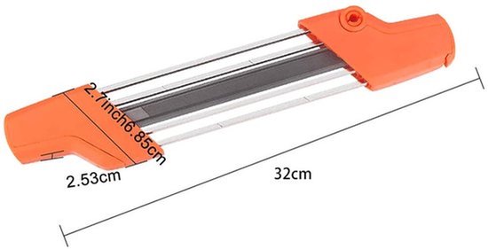 2-in-1 Kettingzaagslijper - Kettingzaagslijper - Easy Handheld Mini - om tanden en dieptebegrenzer te slijpen - 4,0 mm van MIIIW Tools — afbeelding 2