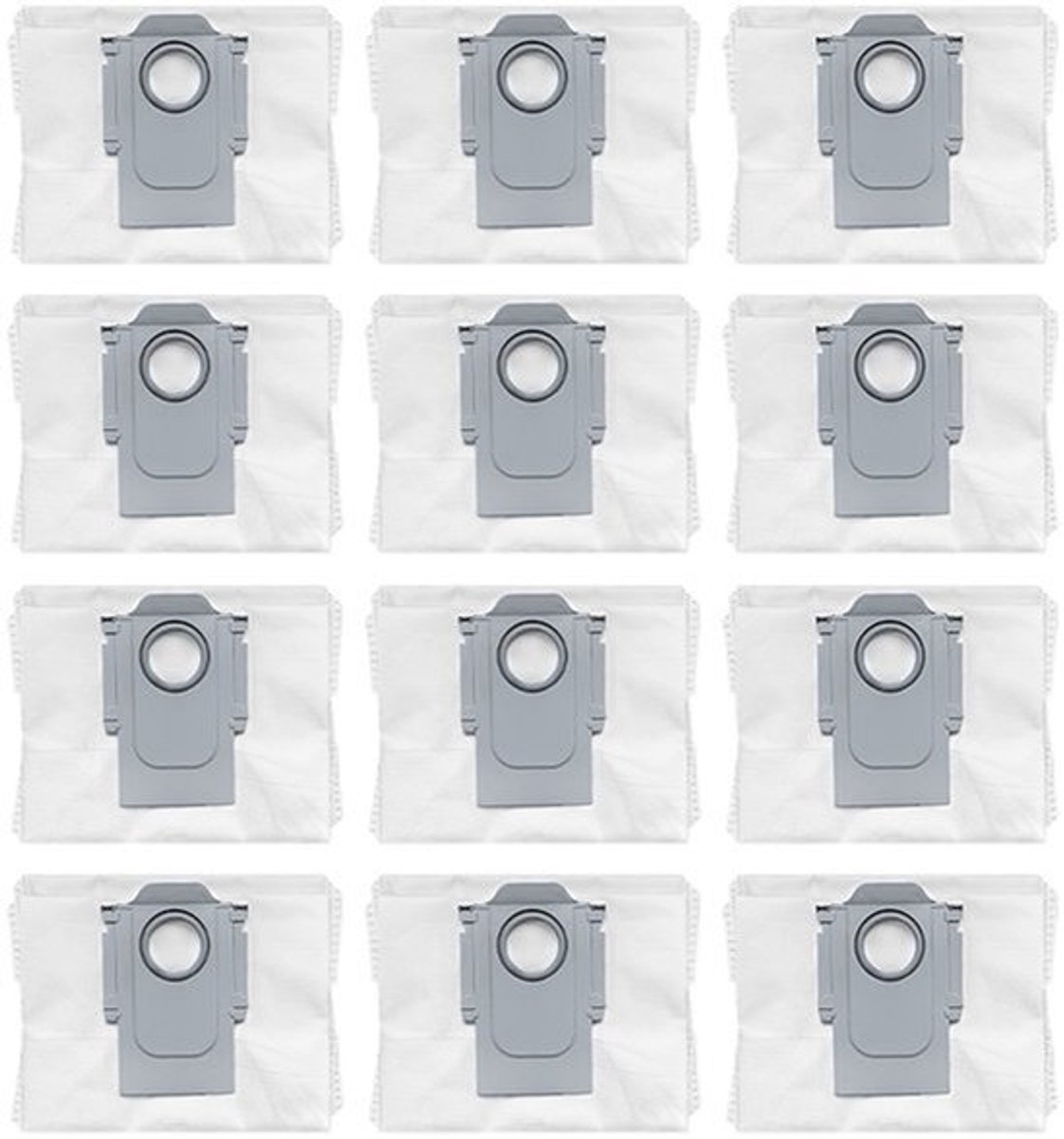 Stofzuigerzakken Geschik voor Roborock S7 Maxv Ultra/S7 Pro Ultra/Q5/Plus/Q7/Plus/Max/Plus 12-pack