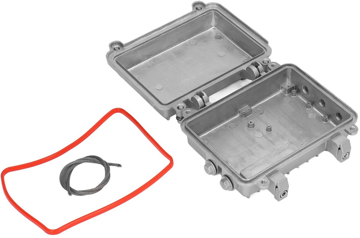 Dailygoods - Dailygoody - Junction Box - Waterdichte Aansluitdoos - Spuitgieten Aluminium - Elektrische Dozen - Voor Buiten - 160 x 110 x 60 mm