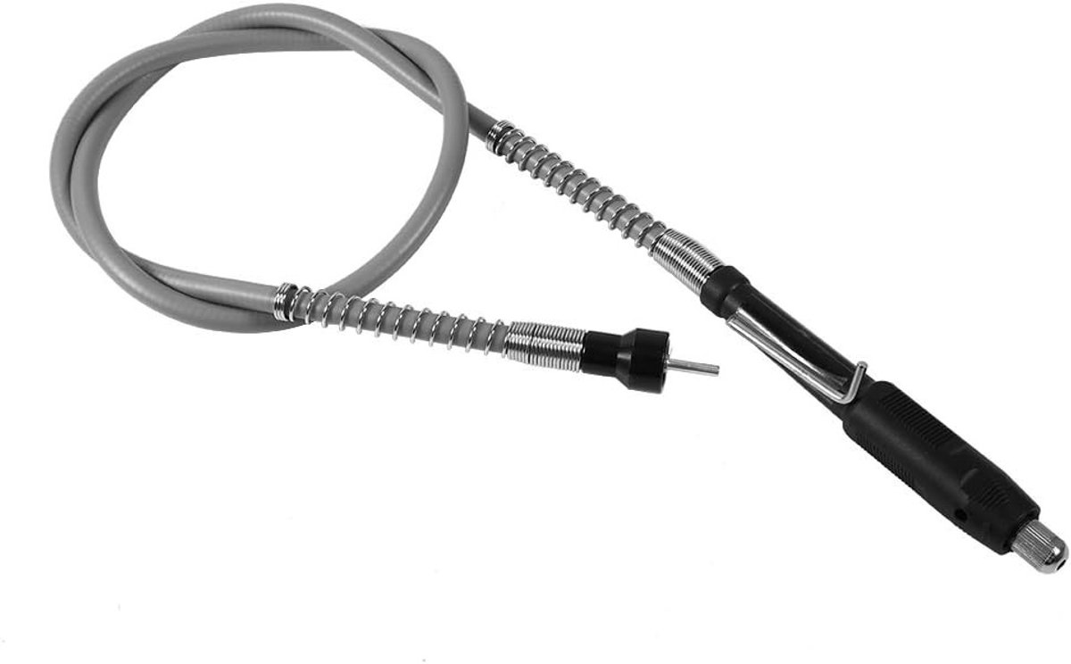 40 Inch Flexibele As Verlenging, Flexibele Boor Aandrijfas voor Rotatie Gereedschap met M8 Keyless Chuck en 3.2mm Diameter Klem