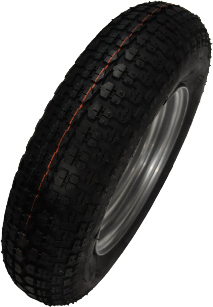 Compleet aanhanger wiel - 3.50-8 - steekmaat: 4x100 - draagvermogen: 170 kg - naafdiameter: 60 mm - 4PR – foto 3