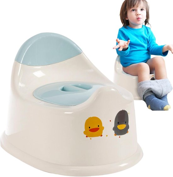 Potty Chair - Kinder Potje Toilet - Zindelijkheidstraining - Antislip Basis - 29 x 24 cm - Blauw — afbeelding 4