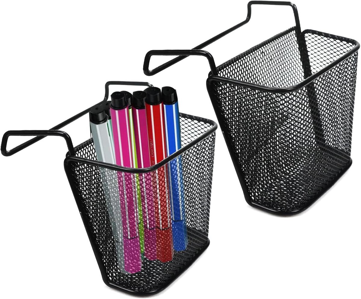 Kantoor Organizer - Opberger Kast - Werkplek Ordenen - Mesh Ontwerp - 13 x 7 x 10 cm - Zwart