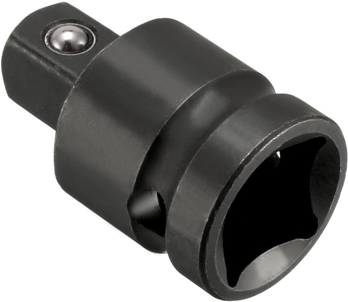 1/2" naar 3/8" Impact Socket Reducer voor Luchtmoersleutels, Moment Sleutels en Boormachines van CR-MO Staal, Ideaal voor Professioneel Gebruik en Klusprojecten