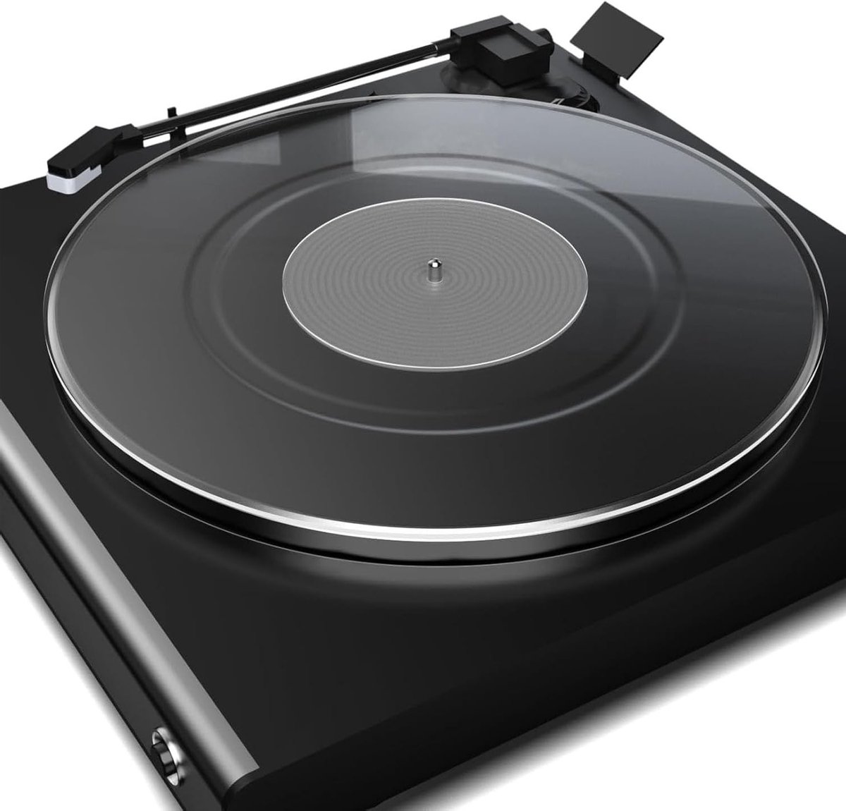 Acryl Platter Mat voor Platenspeler, Antistatische Slipmat voor 12 Inch Vinyl, Verbeter Geluidskwaliteit en Bescherming van Platen