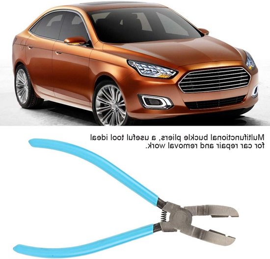 Verwijderingsgereedschap voor auto klemmen en clips, stevige tang voor het eenvoudig losmaken van rivetten en trimclips bij autoreparaties van Merkloos — afbeelding 5