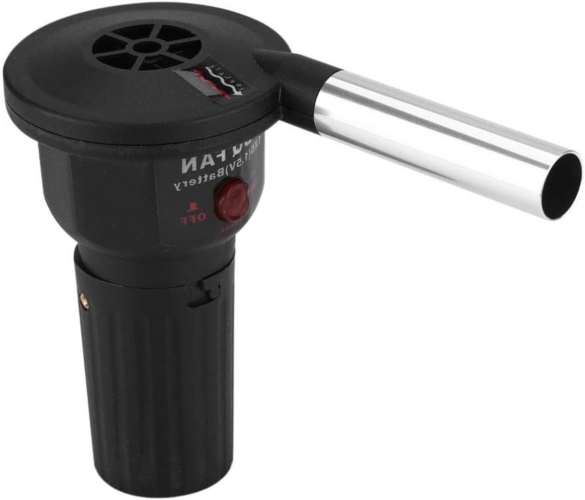 Draagbare BBQ Ventilator voor Buiten, Elektrische Kookventilator voor Kamperen en Barbecueën, Ideaal voor Snel Vuur en Koken