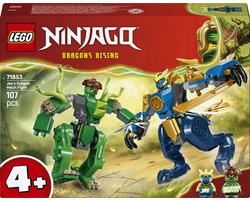 LEGO® NINJAGO® - Jay's Drakenmechastrijd - Speelgoedmecha - Speelset met 2 Minifiguren - 71853