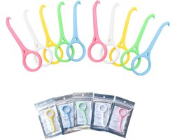 Set van 10 Verwij tools voor Onzichtbare Beugels - Tandvergrendeling Verwijderingshulpmiddelen voor Mondcorrectie