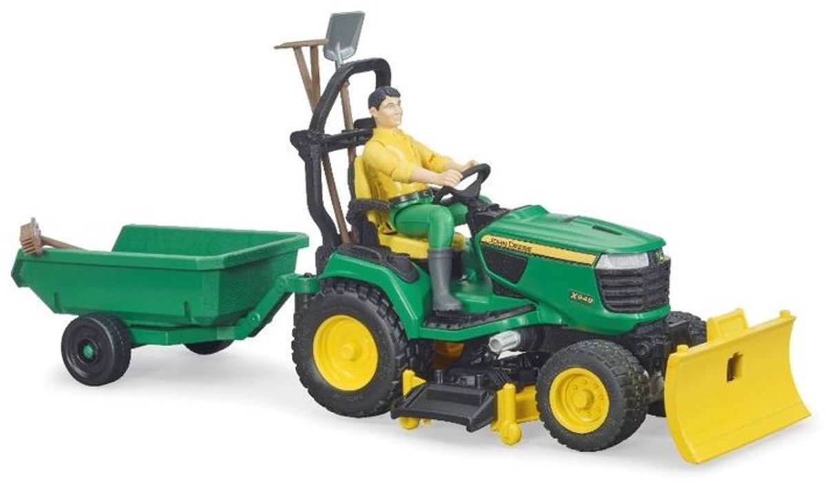 bruder bworld John Deere zitmaaier modelvoertuig thumbnail 2