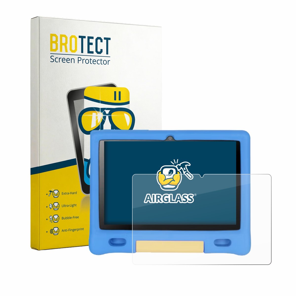 Screenprotector voor Bufo Kids Tablet 10.1" Beschermglas transparant