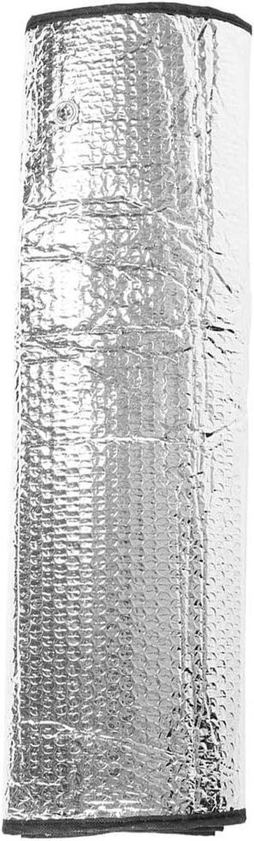 Universeel Zonnescherm - Auto Voorruit - Hitte Buiten Houden - Aanpasbare Pasvorm - 130x60 cm - Zilver