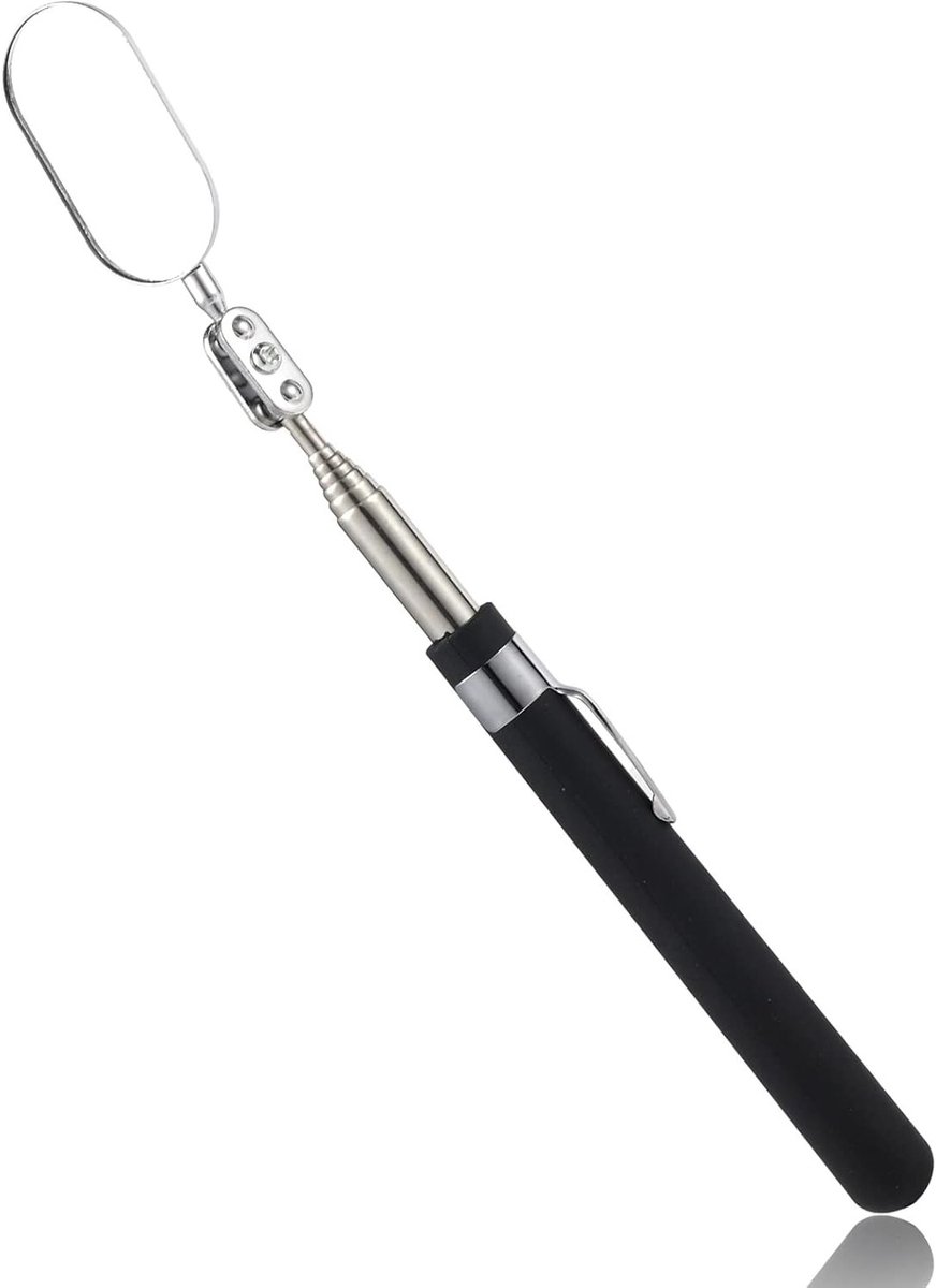 Telescopische Inspectiemirror met Verlengbare Handgreep voor Auto- en Machinecontrole, 24-95 cm
