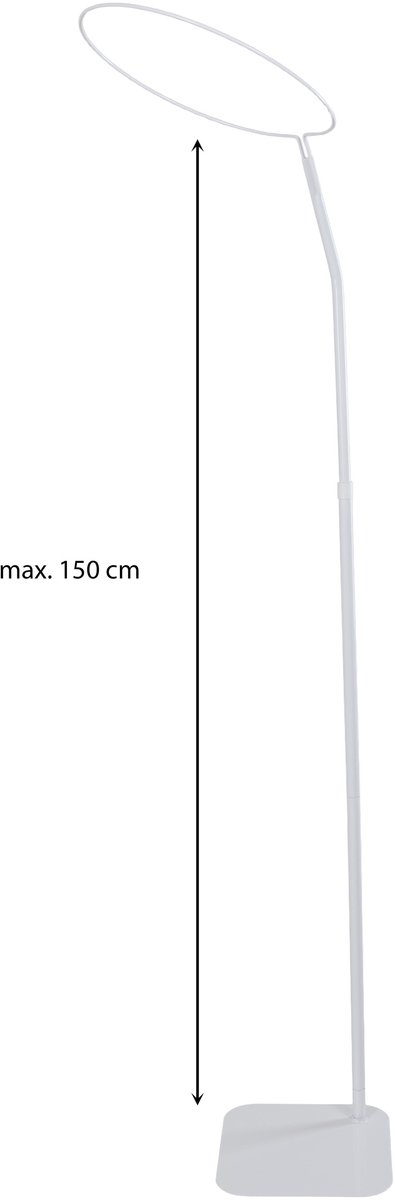 Breeze Sluierstok Wit 1,5 m - Sluier Ophangstok — afbeelding 3