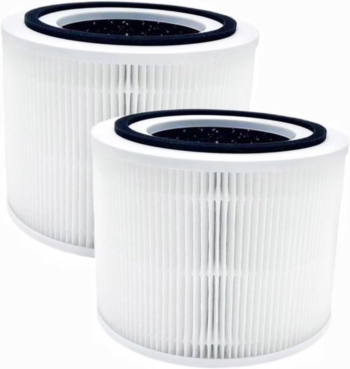 True HEPA-filtervervanging voor luchtreiniger - 3-in-1 - actieve kool - 2-pack — afbeelding 2
