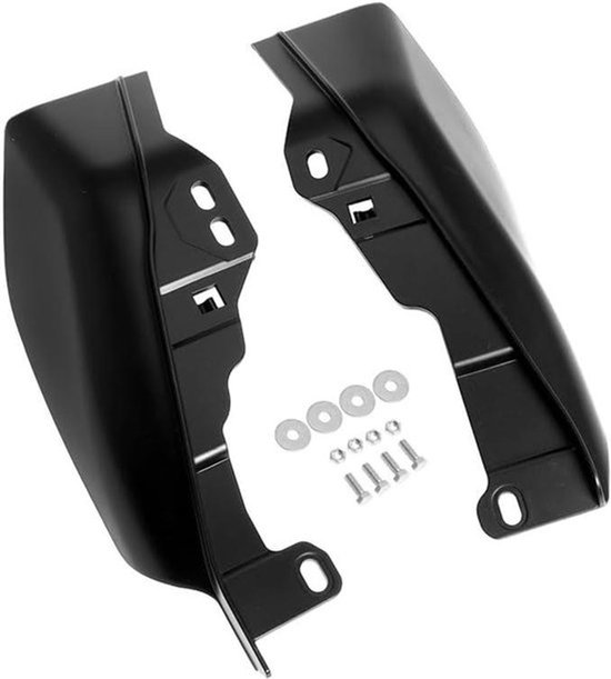 Hitteafbuiger voor Motorfietsen - Zwart - Compatibel met Harley Touring Road King Street Electra Glide - Beschermt Middenframe - 2009-2022 Modeljaar