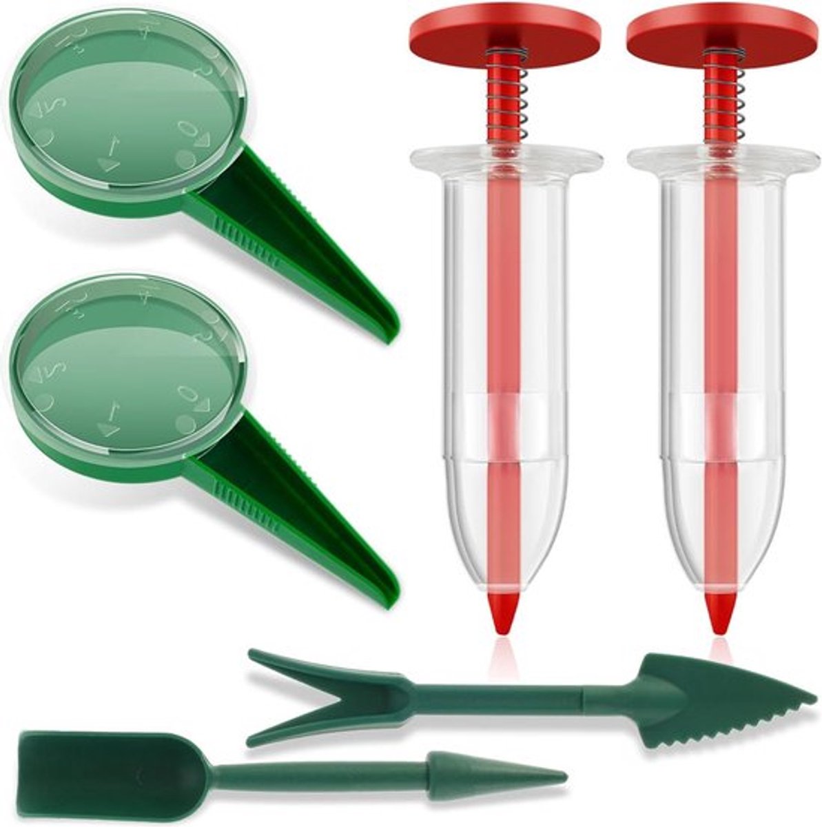 Mini zaadverspreider set voor groenten en bloemen - 6 stuks dispenser gereedschap