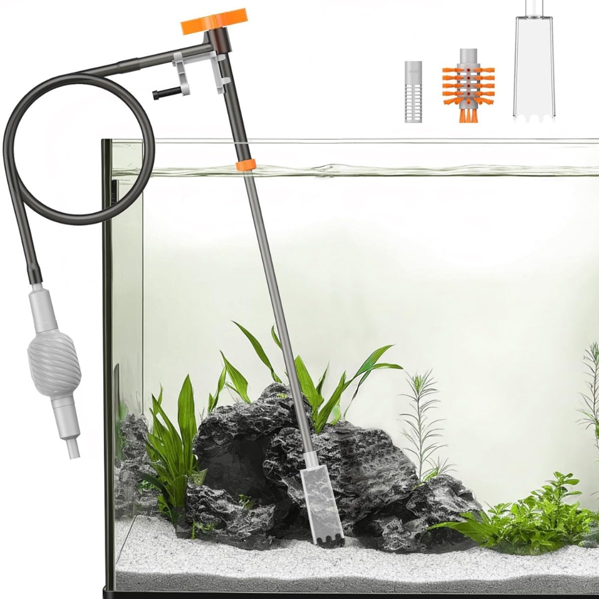 MRKK® Aquarium Stofzuiger - Bodemreiniger - Decoratie