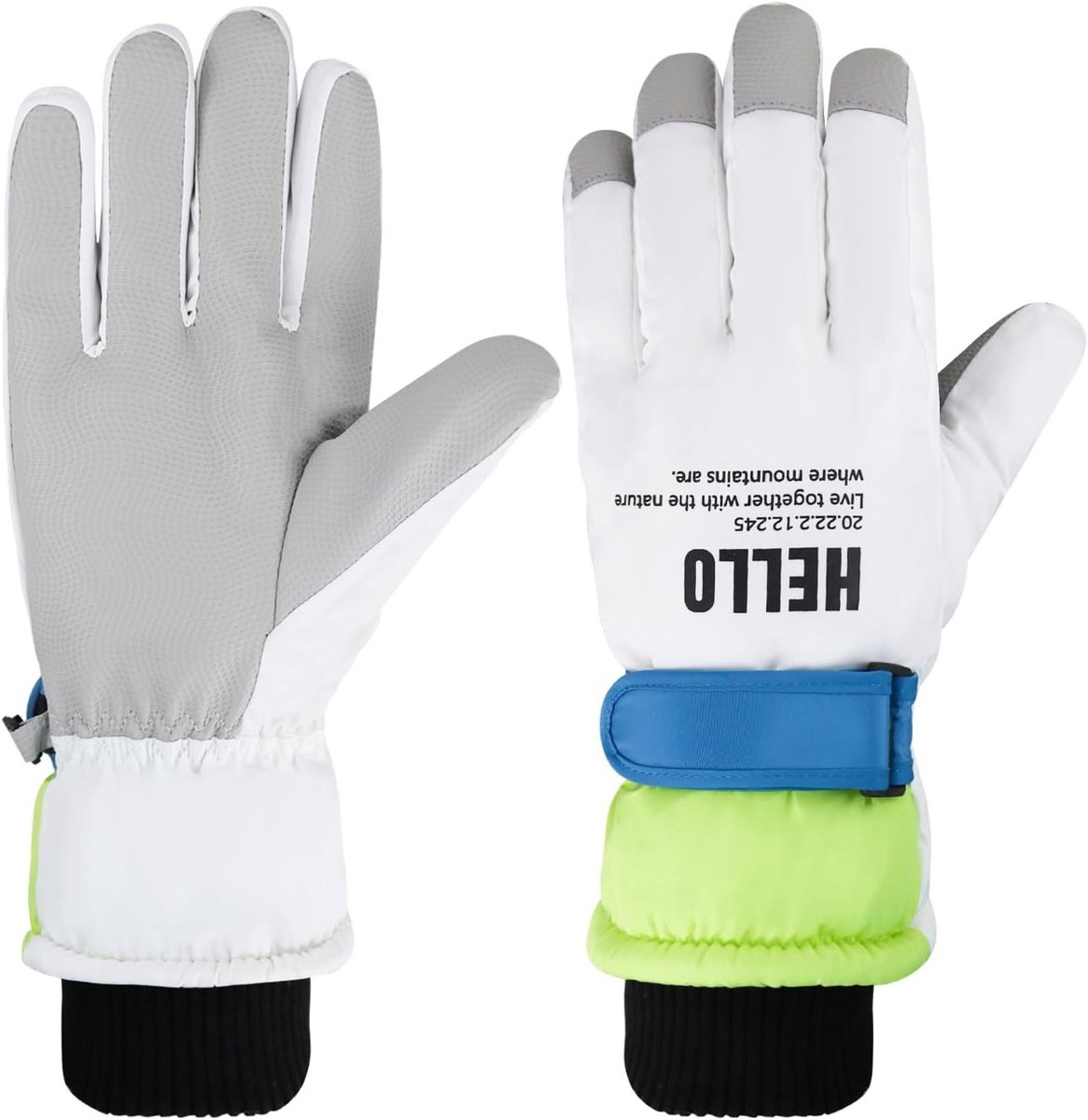 Waterdichte Vrouwen Ski Handschoenen met Touchscreen, Antislip en Warm voor Skiën, Hardlopen en Fietsen in de Winter