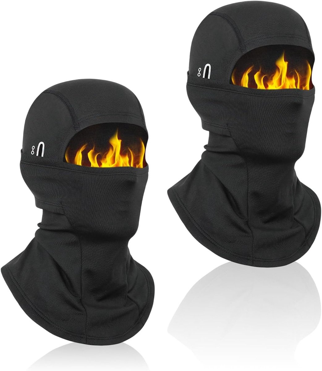 Winter Balaclava Set voor Heren en Dames, Winddicht Gezichtsmasker en Nekwarmer voor Buitenactiviteiten, Ideaal voor Skiën en Fietsen in de Kou