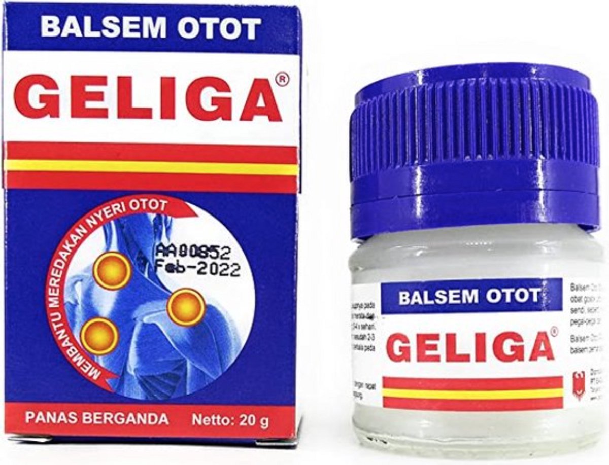 Cap Lang Massagebalsem Otot Geliga – 6 × 40 g – Spierbalsem – Bulk Pack