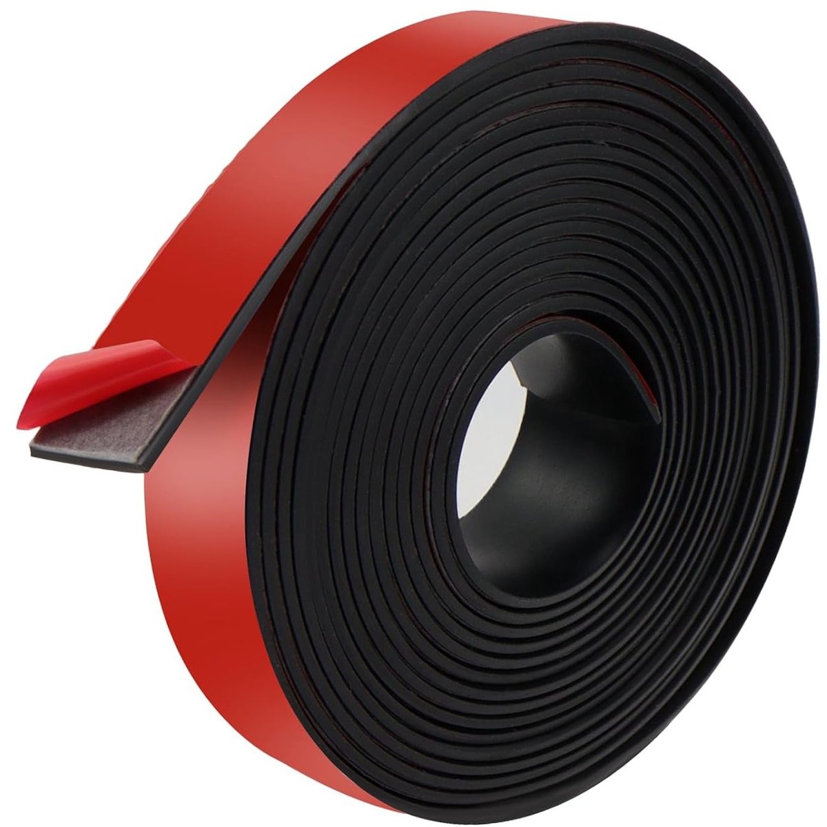 Zelfklevende Rubber Strips 3m x 25mm x 2mm - Sterke Neopreen Rubber Profiel voor Vloerbedekking, Geluidsisolatie en Antislip Oplossingen