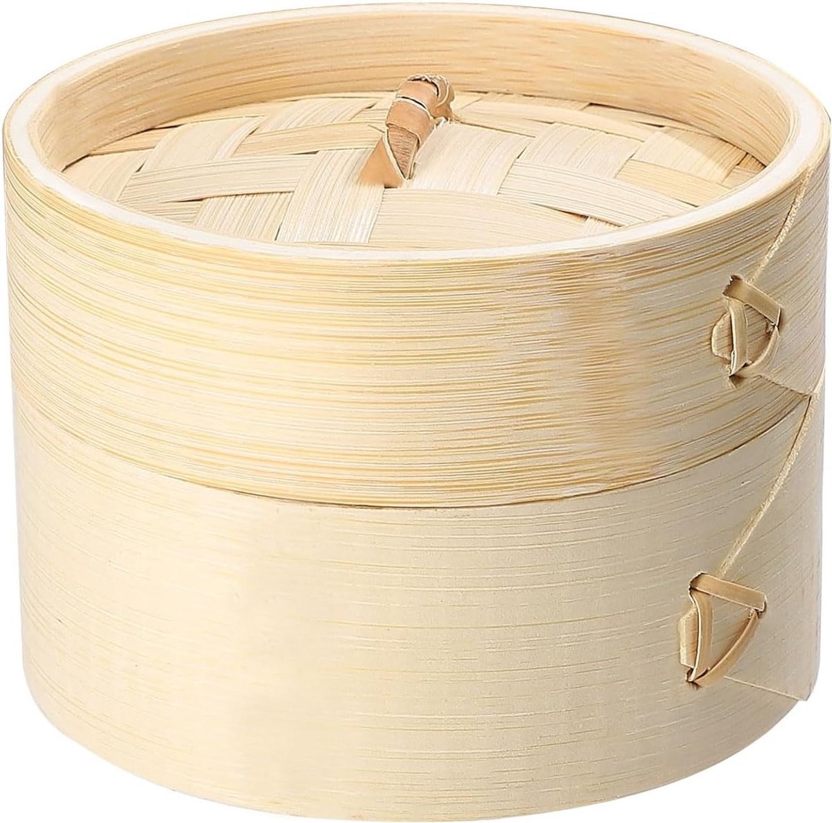 Mini Bamboe Stoommandje voor Dim Sum - Ideaal voor Feestjes, Bruiloften en Verjaardagen - Houten Decoratie en Keukenaccessoires
