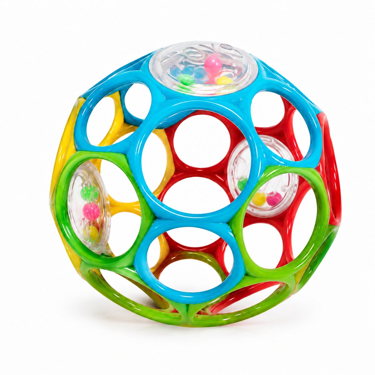 Ryoudavell - Sensorische Bal voor Baby met Geluid - Educatief Baby Speelgoed voor Zintuiglijke Ontwikkeling - Zacht Ontdekkingsspeelgoed Bevordert Hand-oog Coördinatie - Veilig Gifvrij & BPA-vrij Siliconen Speelgoed - Interactief Cadeau Jongen Meisje