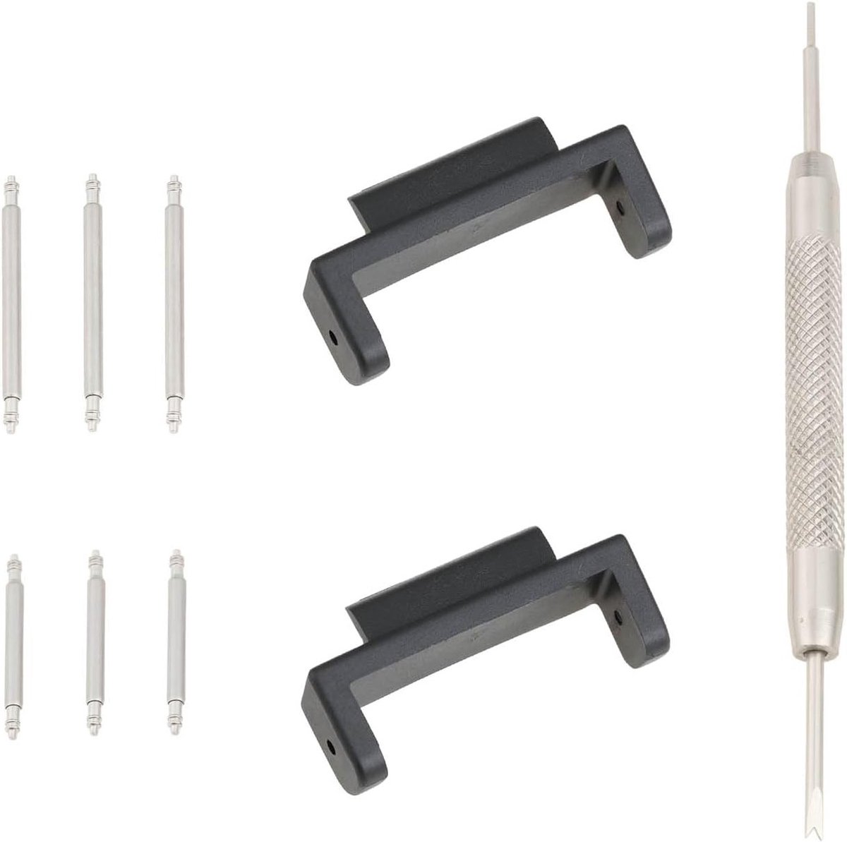Horlogeband Connector Buckle Set 16mm tot 22mm voor Casio G-SHOCK, Geschikt voor GA-110, G-8900 en DW-5600, Duurzaam en Verstelbaar