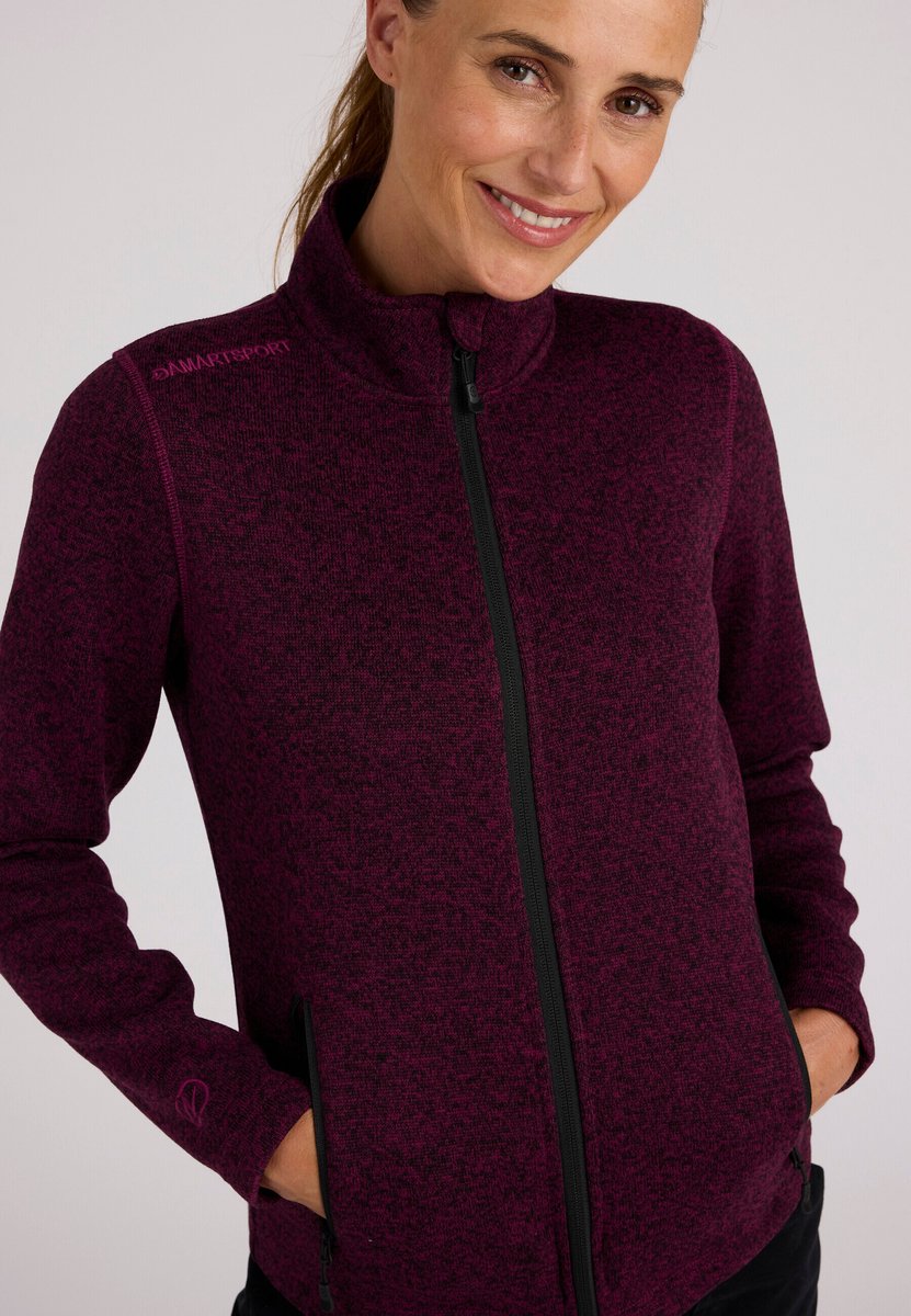 Damart - Damesfleece met opstaande kraag Thermolactyl - Dames - Violet - XS