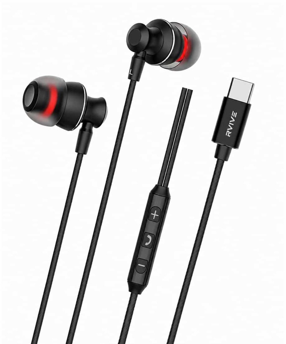 Rvive - Stereo Wired In-Ear Earphones voor USB-C