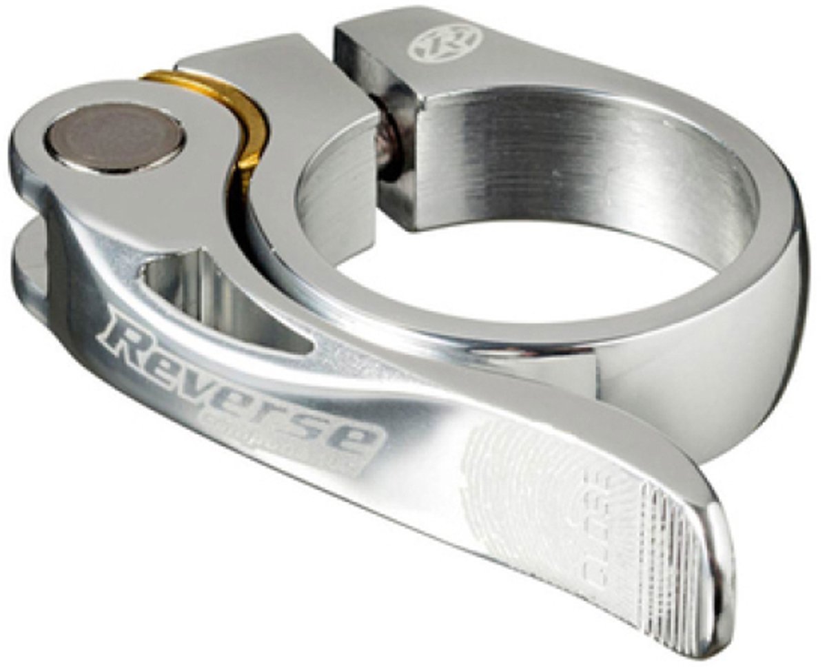 Reverse Saddle Clamp Long Life Silver - UNI