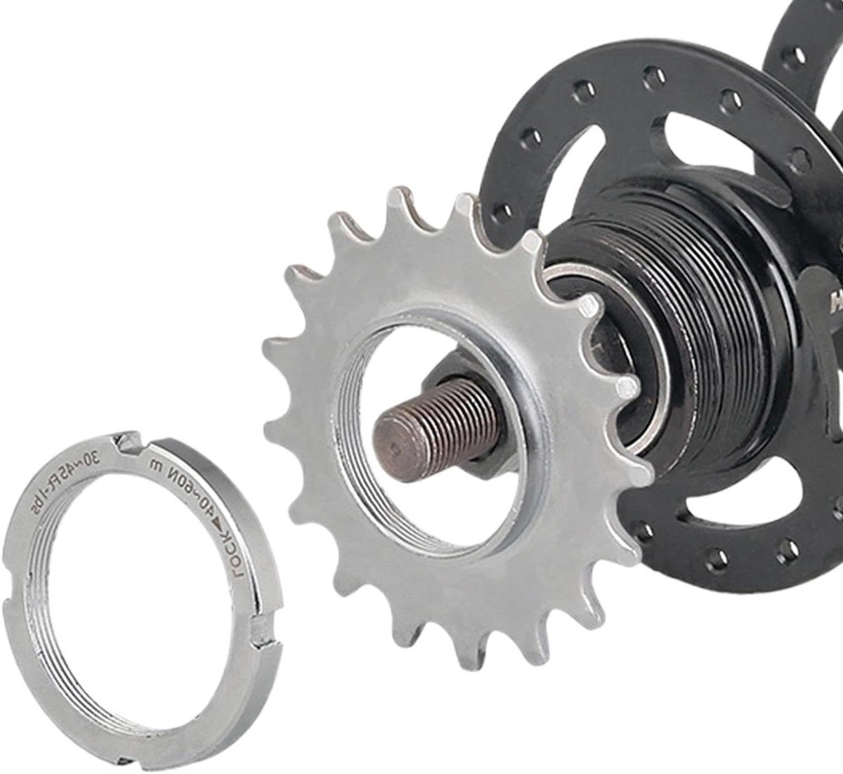 Fiets Tandwiel - Vrijloop Tandwiel - Weg Fietsen - Koud Gesmeed - 14 Ton - Zilver