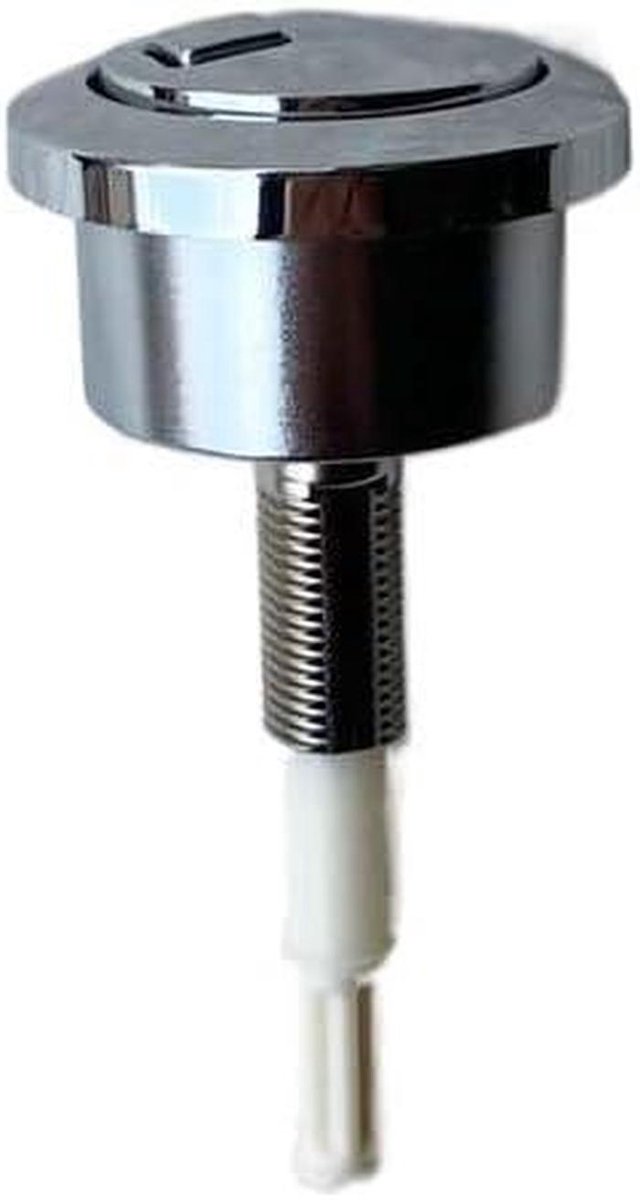 Toilet Spoelknop - Afvoerklep Schakelaar - Toilet Reparatie - Universele Compatibiliteit - Eén Maat - Chroom