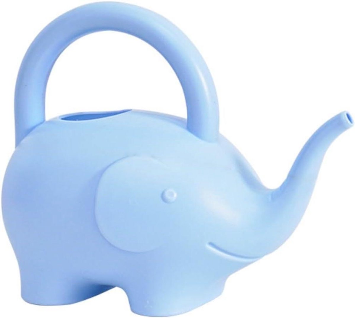 Cartoon Gieter - Bloemen Gieten - Kinderen Helpen - Leuk Dier Ontwerp - 1 Liter - Blauw