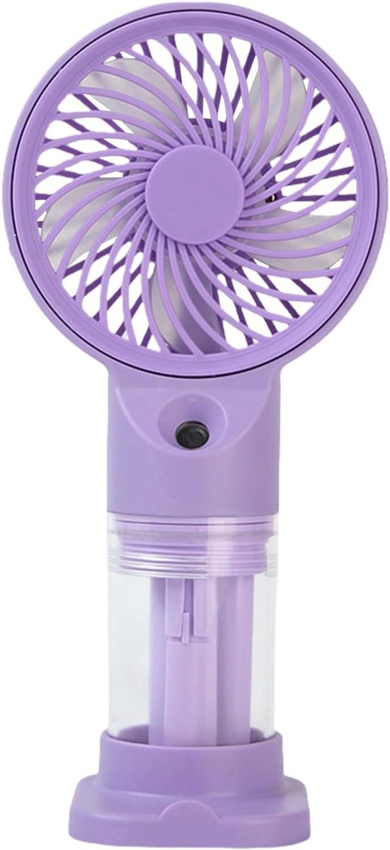 Nevel Ventilator - Persoonlijke Koeler - Buiten Ontspannen - Opvouwbaar Ontwerp - 16 x 4.4 x 7.8 cm - Paars
