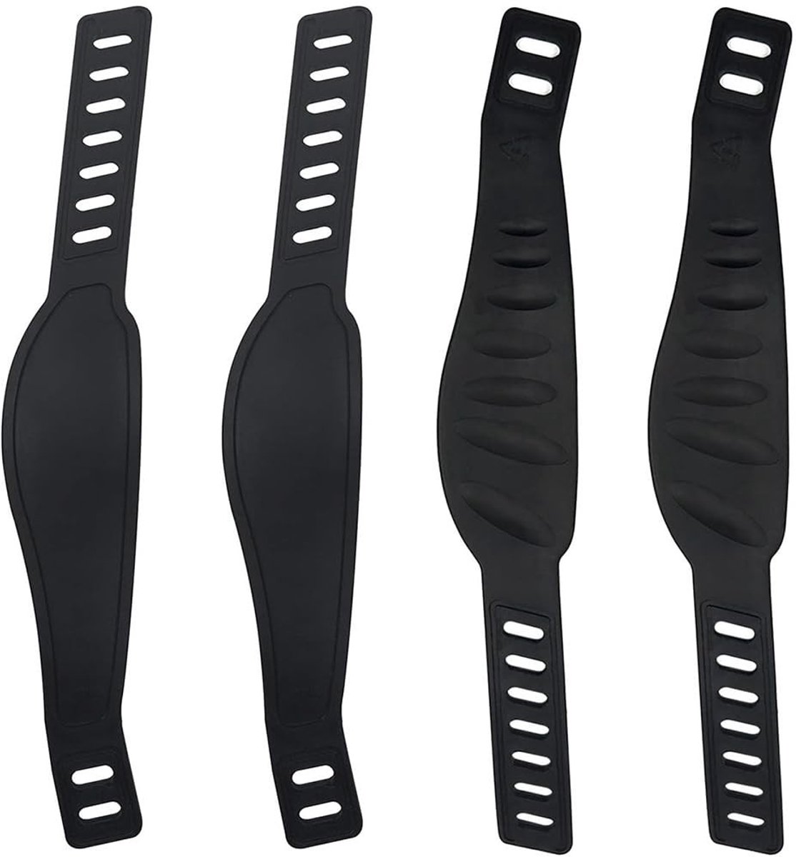 JHUBERS- Pedaalriem Universeel - Verstelbare Lengte 33 cm - Zwaar Belastbaar - Rubber - Geschikt voor Hometrainers - Comfortabel tijdens Fietsoefening - Fietspedaal