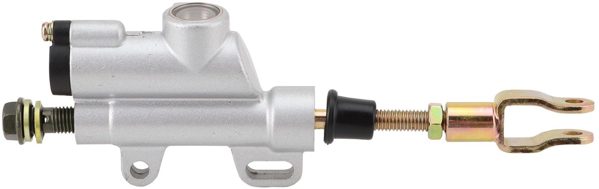 JHUBERS- Remcilinder Vervanging - Geschikt voor 50cc/70cc/90cc/110cc/125cc - Totale Lengte 200mm - Montagegat Afstand 45mm - Schokbestendig - Eenvoudig te Installeren - Rempomp