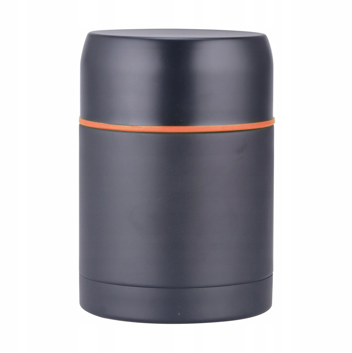 Kamille Thermos Lunchbox 500ml - Zwart/Oranje