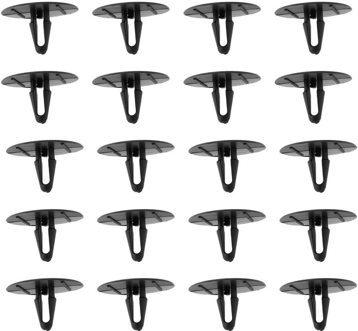 JHUBERS- Isolatieclips 20 Stuks - Bevestigingsclips Auto - Vervangingsonderdelen - Duurzaam Plastic - Compatibel met Toyota - Afmetingen 30x19 mm