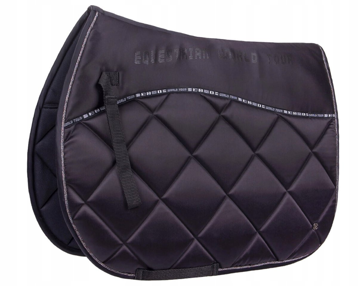 QHP World Tour Zadeldek Allround Zwart Vol