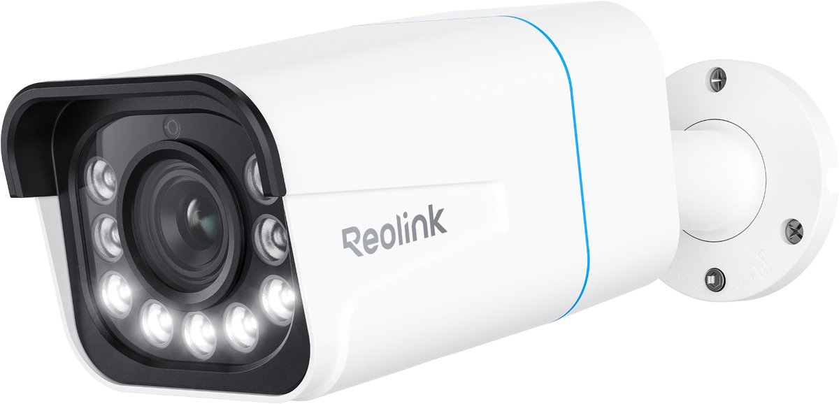 Reolink 4K Buiten PoE Camera - 5x Optische Zoom - Tweerichtingsalarmen - Detectie van personen/voertuigen/dieren - Kleurnachtzicht - P430