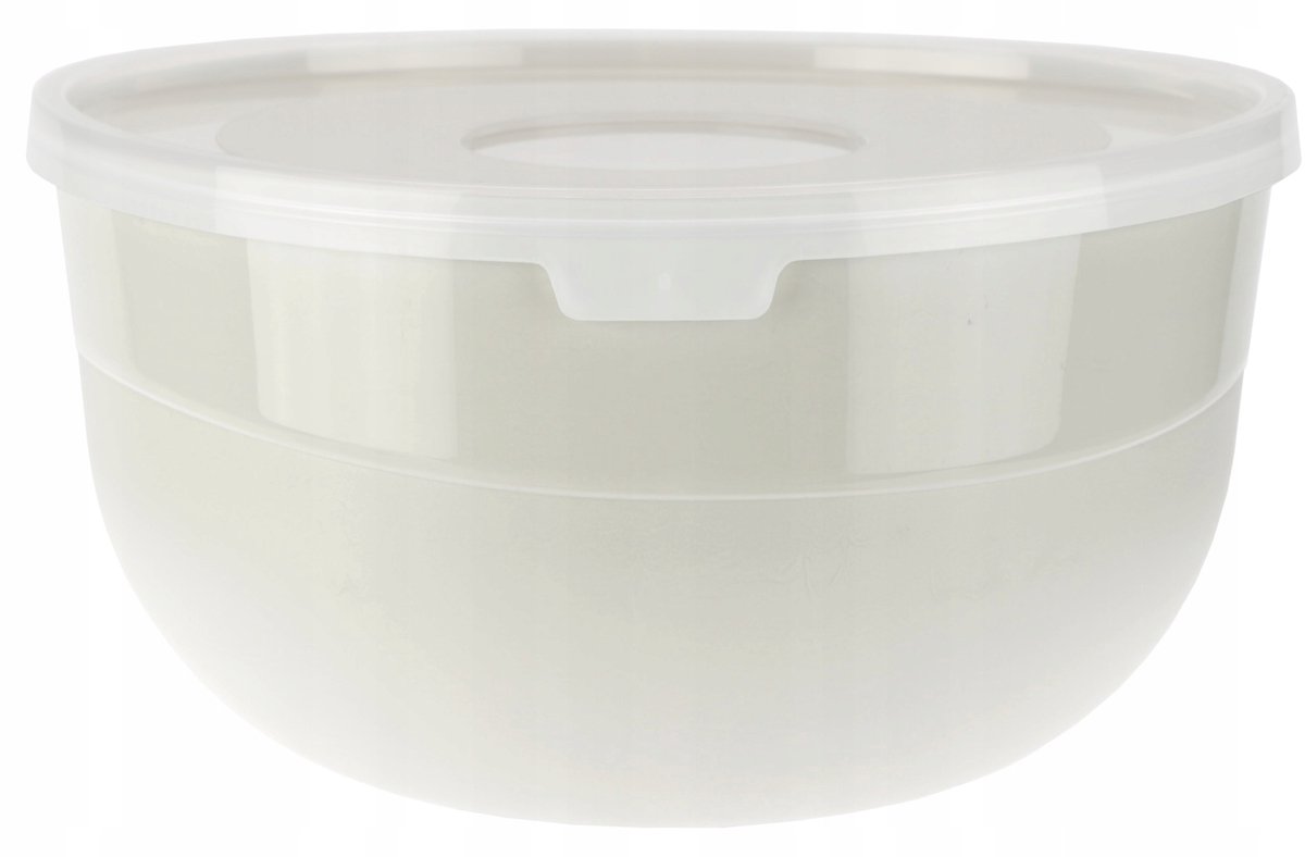 Mokerschaal 0,7L met deksel - Grijs Beige