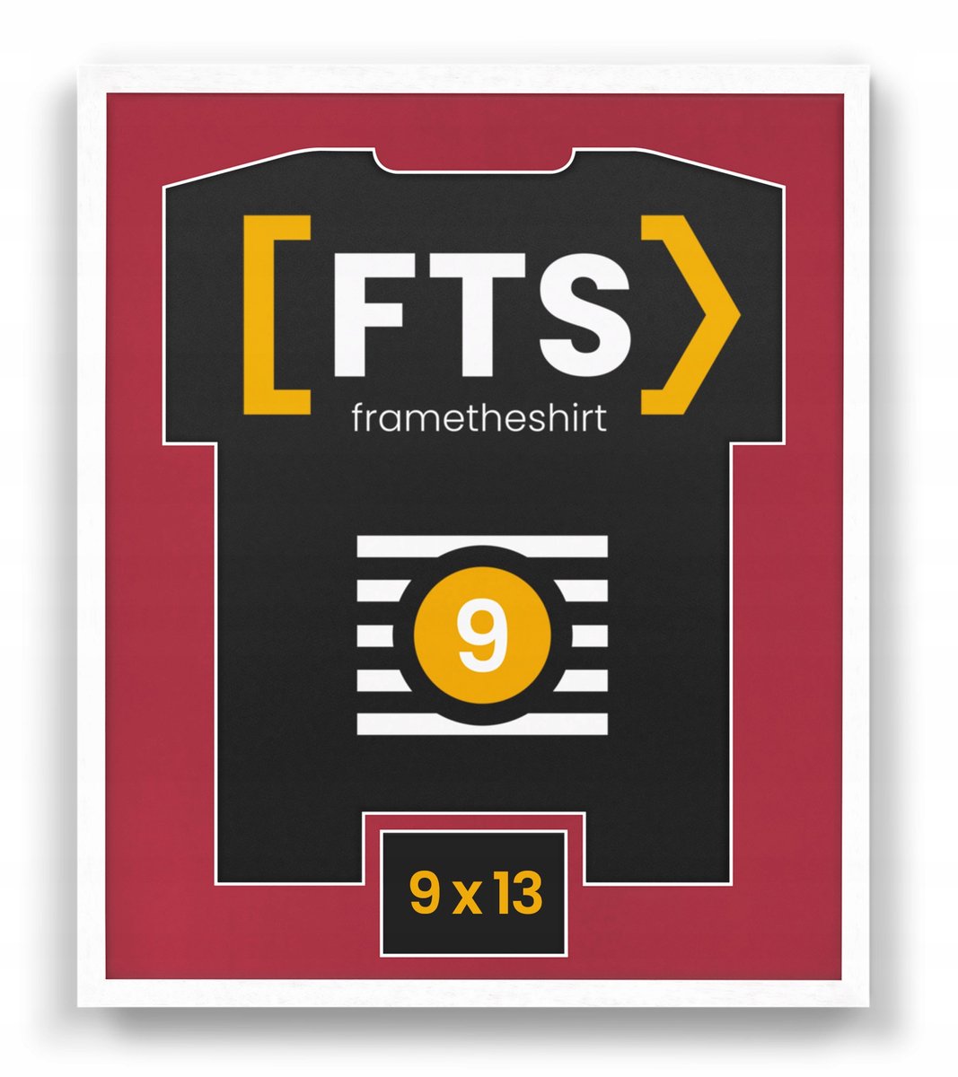 Sportshirt fotolijst met venster - Fan cadeau, sportmemorabilia