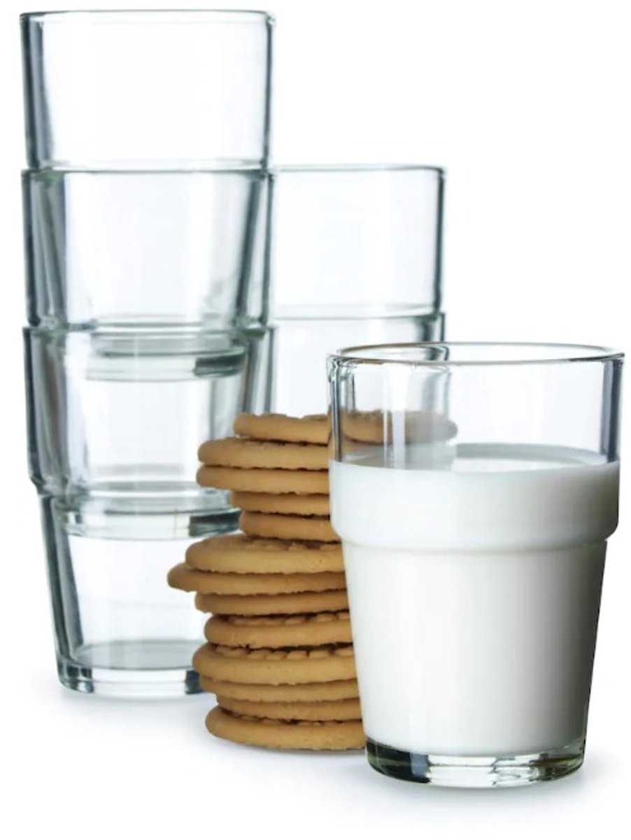 IKEA REKO Glas - 17 cl, Stapelbaar, 1 stuk