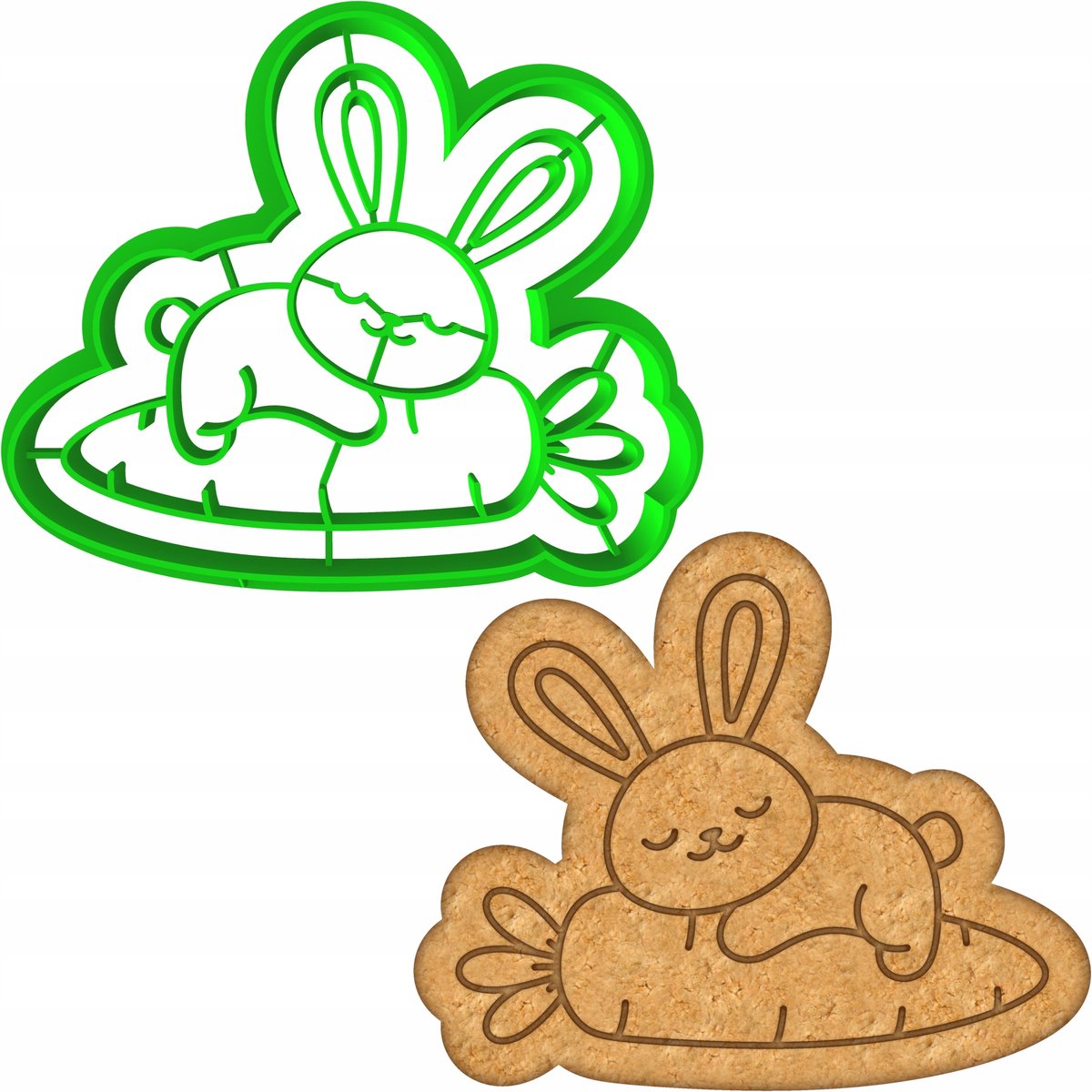Paas Koekjesvorm - Konijn 8cm - Bakvorm voor Koekjes en Koekjes