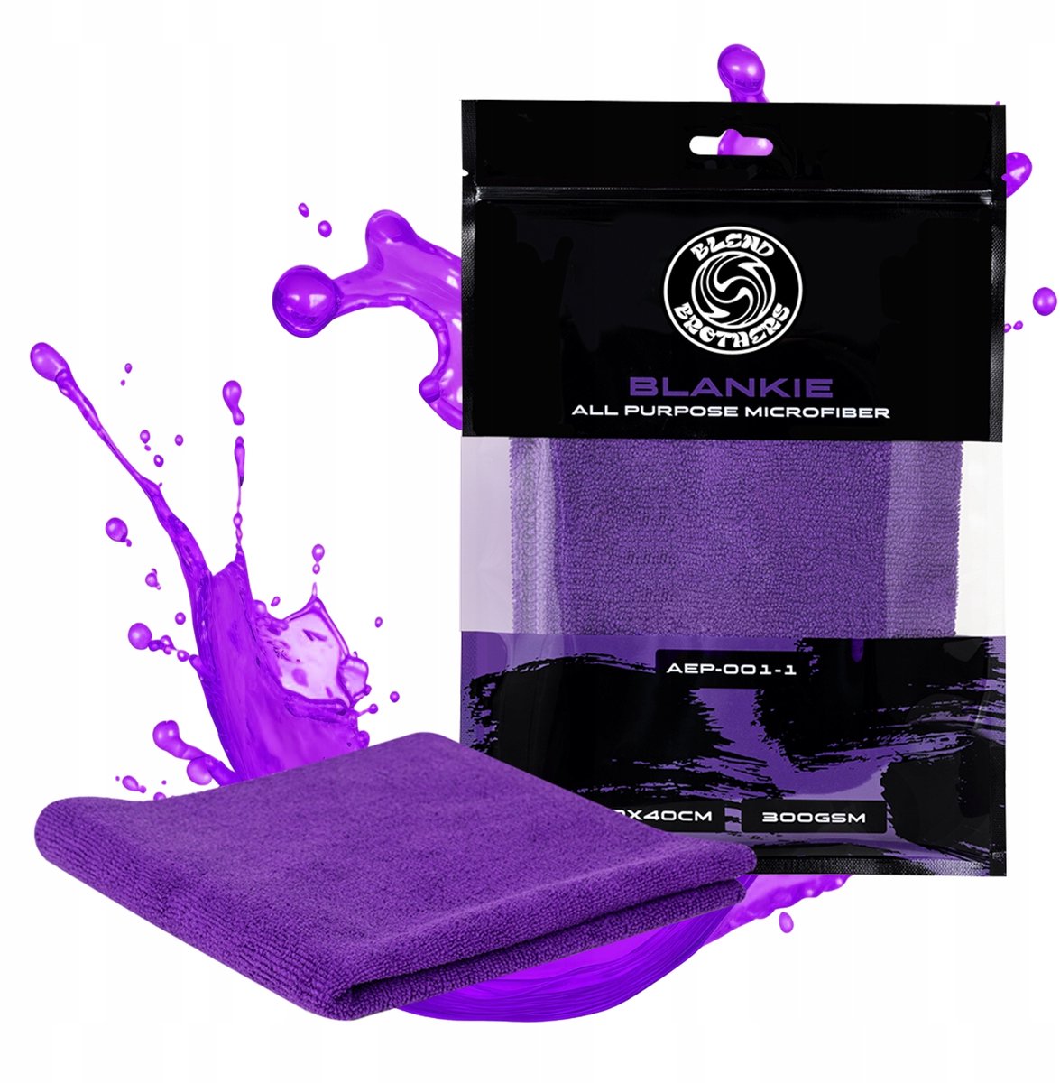 BlendBrothers Blankie Microvezeldoek Auto 40x40cm 300gsm